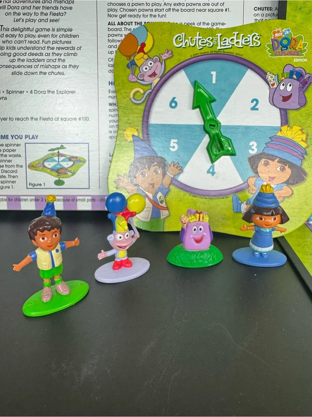 Vintage 2005 Hasbro Chutes and Ladders Dora the Explorer Edition COMPLETE